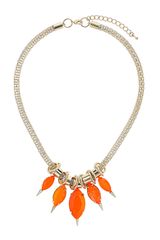 Topshop Neon Navette Collar