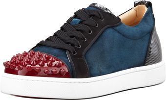 Christian Louboutin Junior Spikes Lowtop Sneake - Lyst