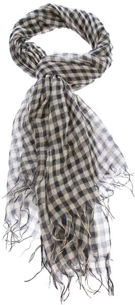 The Soloist Check Scarf - Lyst