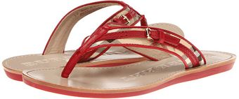 Burberry Check Buckle Detail Flip Flops - Lyst