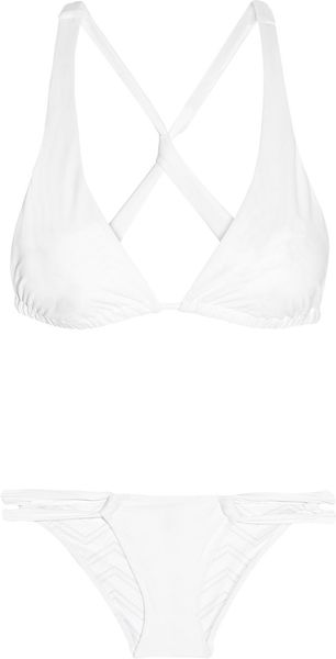 Charlie By Matthew Zink Paulina Halterneck Bikini - Lyst