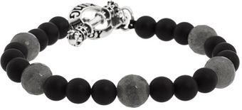 King Baby Studio Onyx Bead Bracelet with Smokey Quartz - Lyst