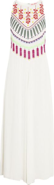 Mara Hoffman Medicine Wheel Embroidered Jersey Maxi Dress - Lyst