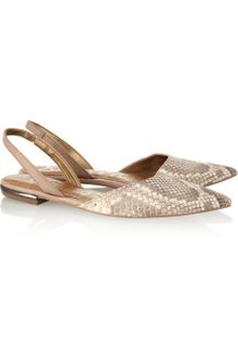 Sam Edelman Harper Pythonprint Slingbacks - Lyst