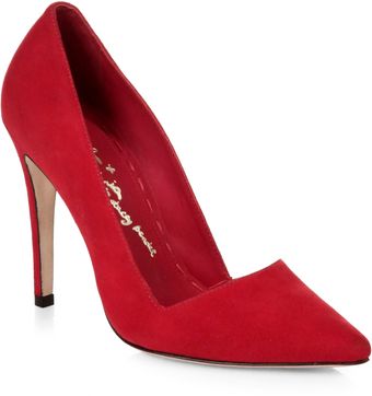 Alice + Olivia Dina Suede Pumps - Lyst
