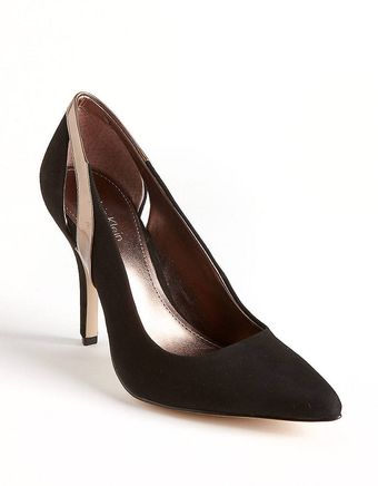 Calvin Klein Ninnah Metallic Suede Pumps - Lyst
