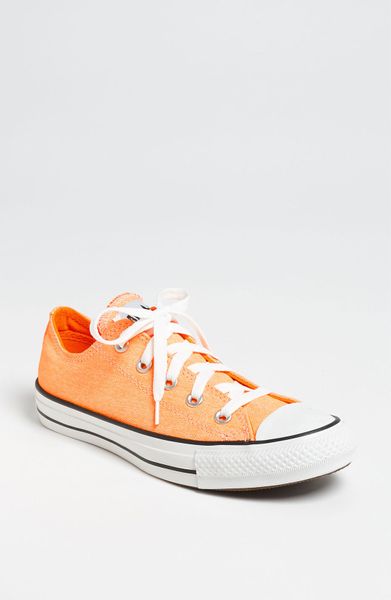 neon orange converse