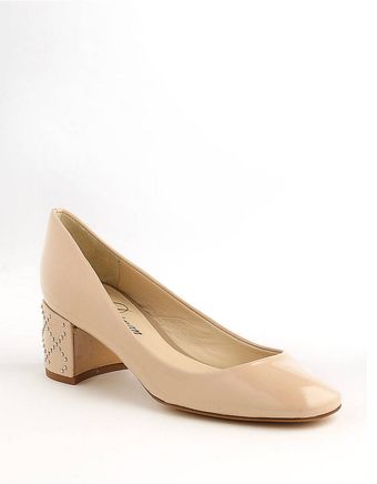 Delman Clout Patent Leather Pumps - Lyst