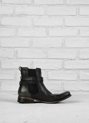 John Varvatos Bowery Buckled Chelsea - Lyst