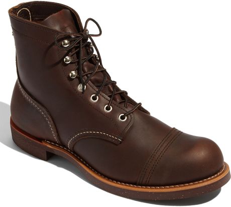 wing ranger iron boot amber shoes