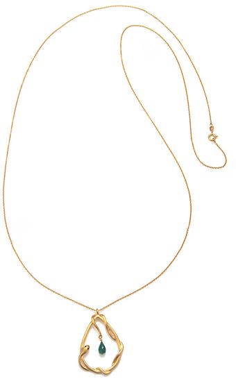 Satya Jewelry Snake Wrap Necklace in Gold - Lyst