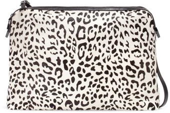 Zara Leather Clutch - Lyst