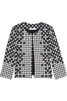 Oscar de la Renta Silktweed Jacket - Lyst