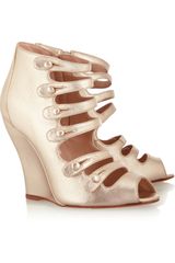 Oscar de la Renta Dakota Leather Ankle Boots