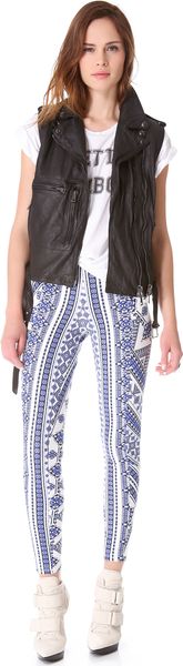 Pencey Geo Printed Leggings - Lyst
