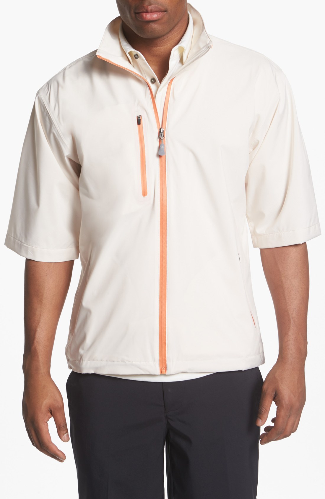 Peter Millar Toronto Short Sleeve Rain Jacket in White for Men Lyst