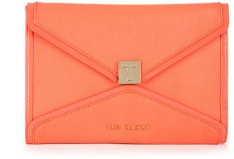 Ted Baker Ashh Leather Clutch Bag - Lyst