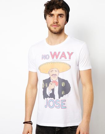 Asos Tshirt with No Way Jose Print - Lyst