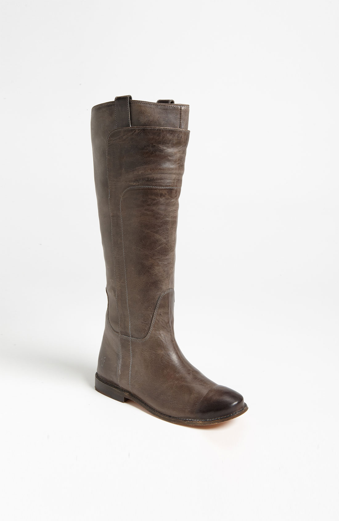 frye paige tall riding boot dark brown
