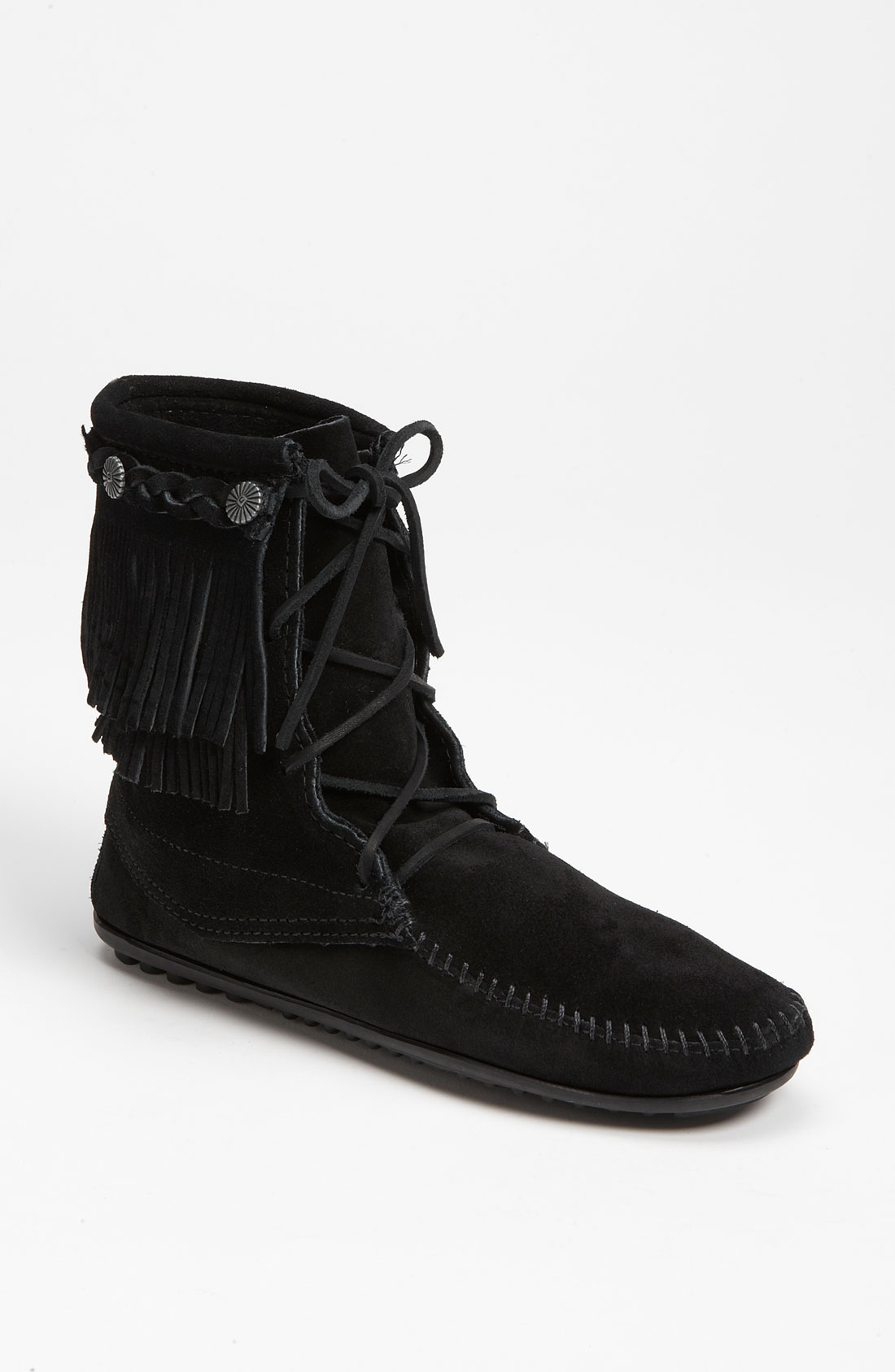 minnetonka double fringe boot