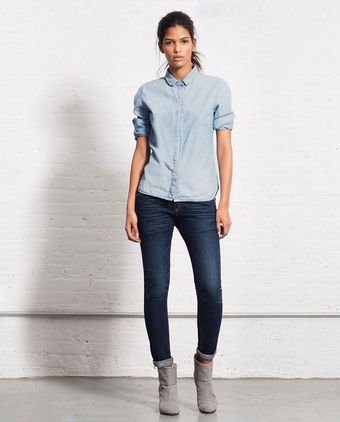 Rag & Bone Classic Shirt Moonshine - Lyst