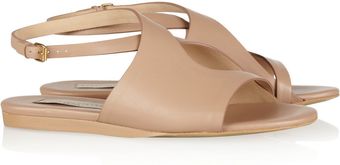 Stella McCartney Cutout Faux Leather Sandals - Lyst