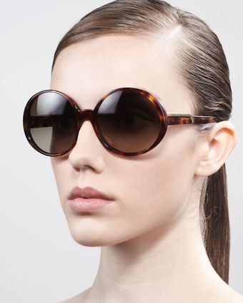 Stella McCartney Round Sunglasses Tortois - Lyst