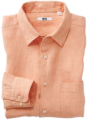 Uniqlo Premium Linen Long Sleeve Shirt - Lyst