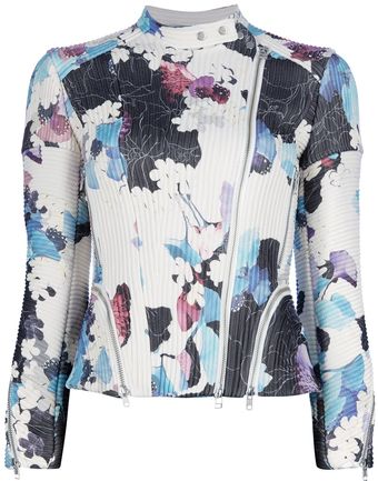3.1 Phillip Lim Corded Floral Biker Jacket - Lyst