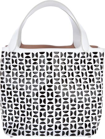 Alaïa Monochrome Shopper Tote - Lyst