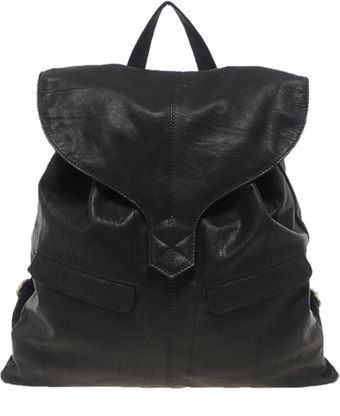 Asos Leather Backpack with Tab Detail - Lyst
