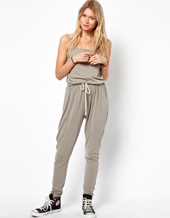 Asos Onesie in Acid Wash with Strap Detail - Lyst