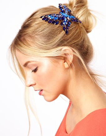 Asos Butterfly Hair Comb - Lyst