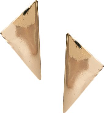 Asos Triangle Wing Earrings - Lyst