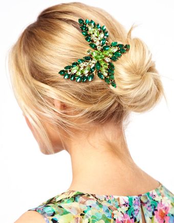 Asos Butterfly Hair Comb - Lyst