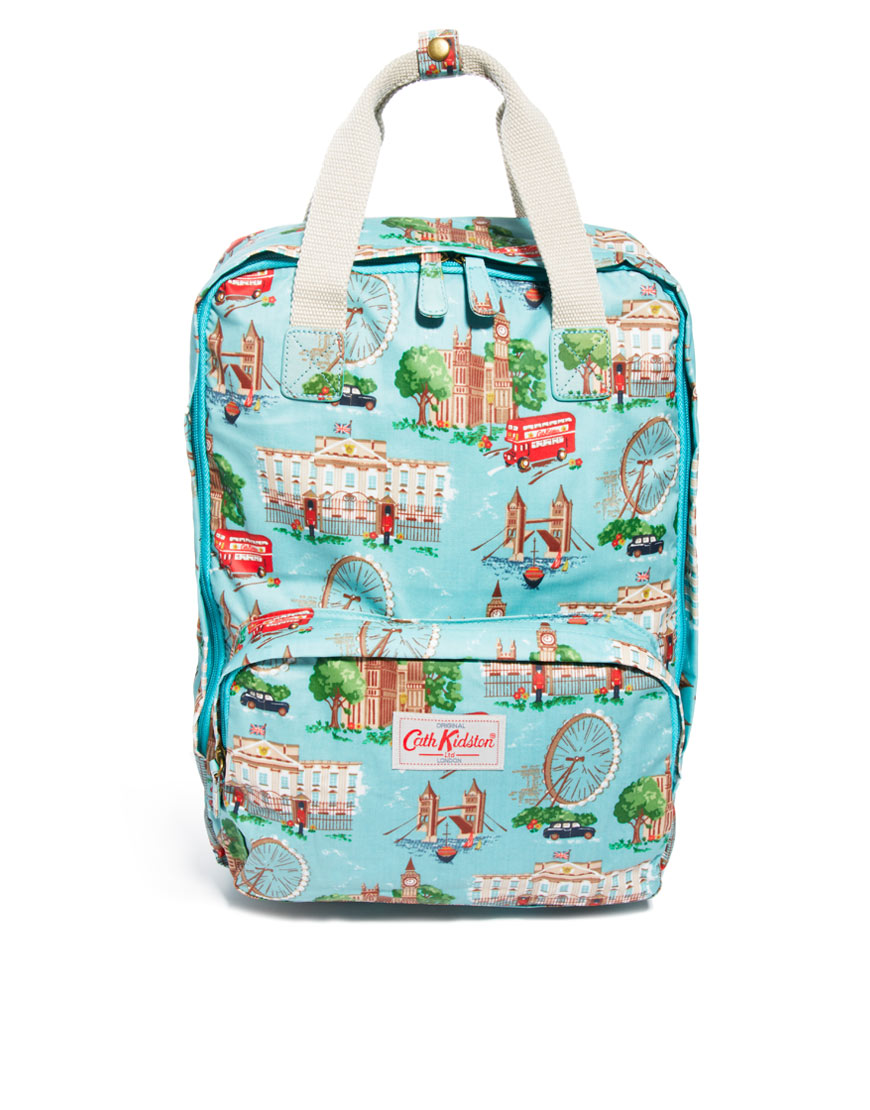 Cath Kidston London Print Backpack in Black (londonprint) Lyst