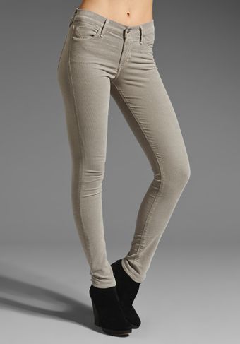 Citizens Of Humanity Avedon Skinny Leg Cord in Light Grayneutrals - Lyst