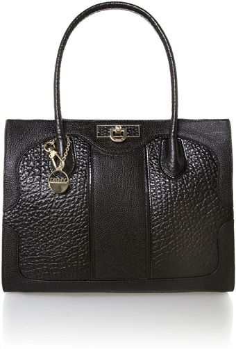 DKNY French Grain Black Shoulder Bag - Lyst