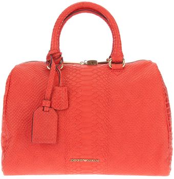 Emporio Armani Bowling Bag - Lyst