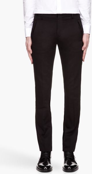 Givenchy Black Pocket Detail Runway Trousers - Lyst