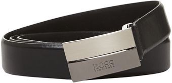 Hugo Boss Elegon Logo Plaque Belt - Lyst