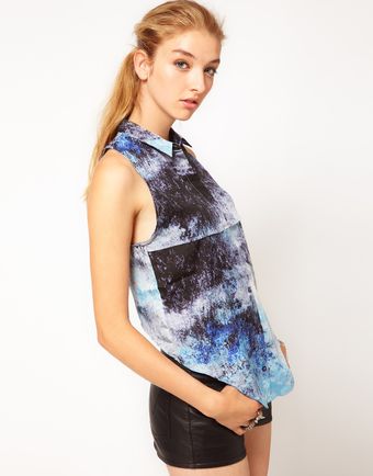 Improvd Phyllis Sleeveless Shirt - Lyst