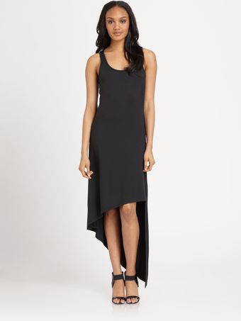 Michael by Michael Kors Asymmetrical Tank Dress - Lyst