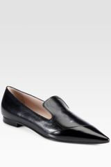  Vitello Shine Spazzolato Leather Loafers