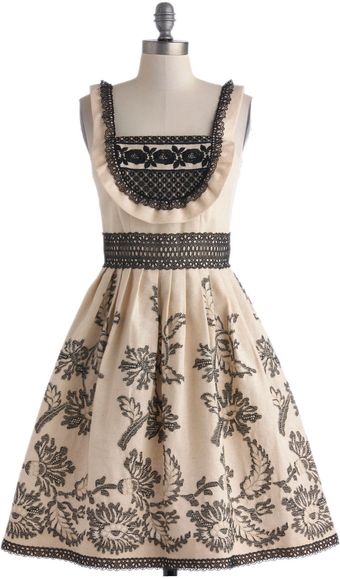 ModCloth Gown On The Farm Dress - Lyst