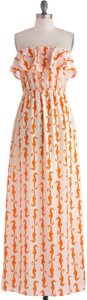 ModCloth See and Be Seahorse Dress - Lyst