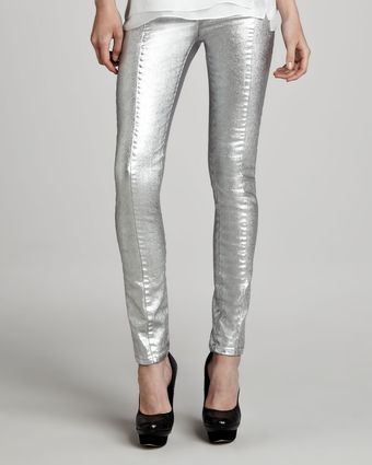 Robert Rodriguez Metallic Skinny Jeans - Lyst