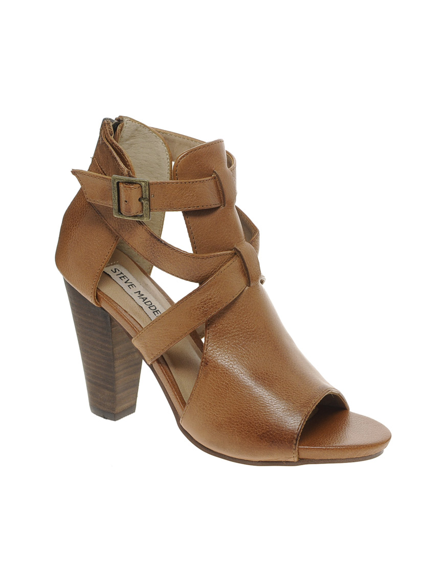 steve madden platform sandals tan