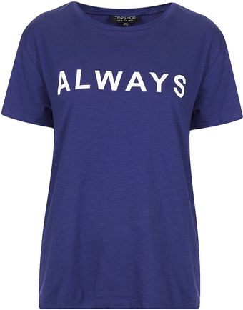 Topshop Always Tee - Lyst