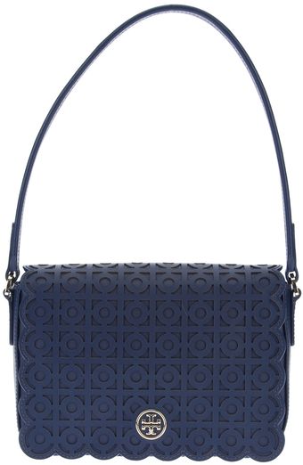 Tory Burch Patterned Cut Out Tote - Lyst